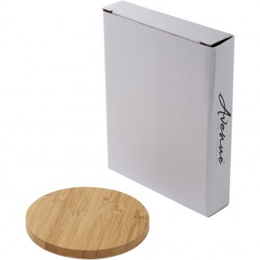 Logotrade Werbegeschenke das Foto: Essence 5W kabelloses Ladepad aus Bambus