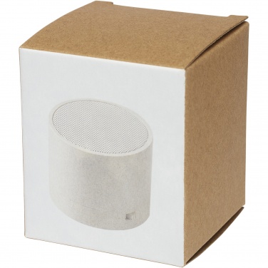 Logotrade werbemittel das Foto: Kikai Bluetooth®-Lautsprecher aus Weizenstroh