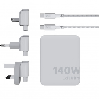 Logotrade Geschäftsgeschenke das Foto: Xtorm XVC2140 GaN Ultra 140 W Reiseladegerät mit 240 W USB-C PD-Kabel