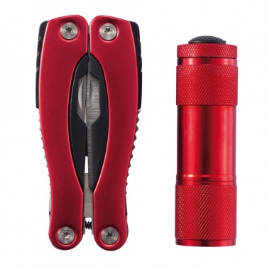 Logotrade Firmengeschenke das Foto: Multitool und Taschenlampen Set
