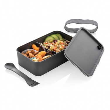 Logotrade Firmengeschenke das Foto: PP Lunchbox mit Göffel