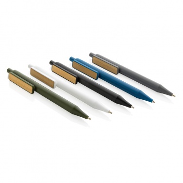 Logotrade werbemittel das Foto: GRS rABS Stift mit Bambus-Clip