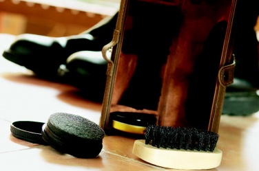 Logotrade Werbeartikel das Foto: Schuhputz-Set