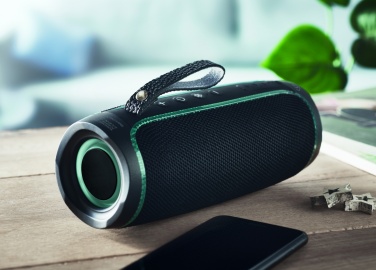 Logotrade Firmengeschenke das Foto: Wireless Lautsprecher IPX4