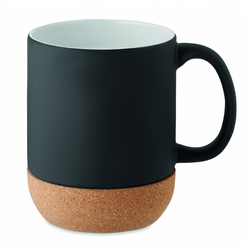 Logotrade Firmengeschenke das Foto: Kaffeebecher mit  Kork 300 ml