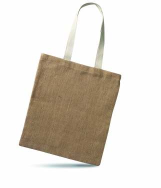 Logotrade Firmengeschenke das Foto: Jute Einkaufstasche
