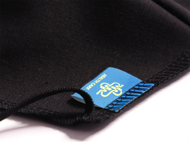Logotrade Werbegeschenke das Foto: BLACK-BLACK Baumwollmaske 140116500