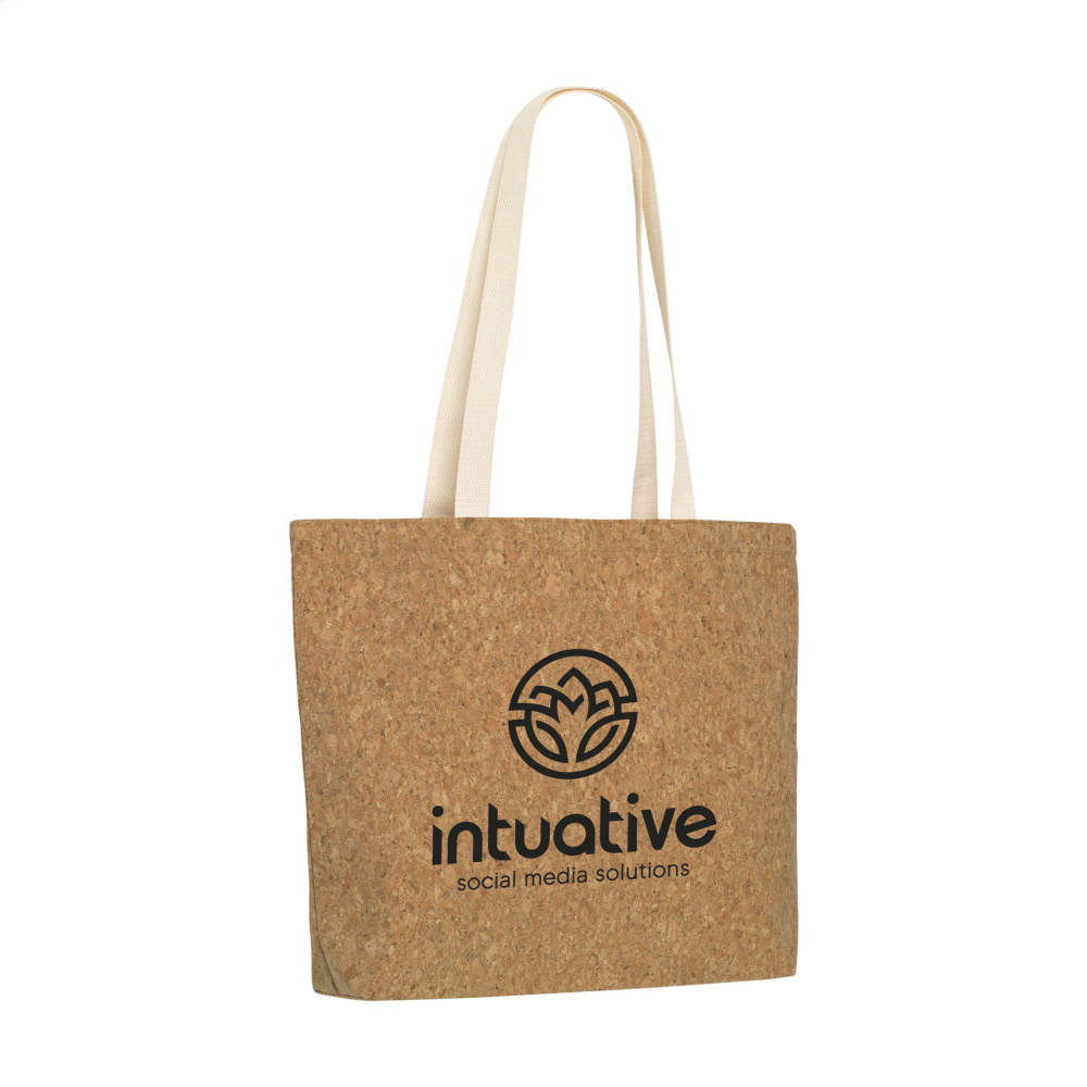 Logotrade Logogeschenke das Foto: Lagos Cork Shopper Tasche