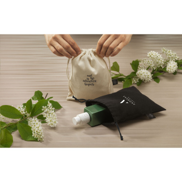 Logotrade Firmengeschenke das Foto: Geschenkbeutel aus natürlicher GRS-Recycling-Baumwolle (150 g/m²) S