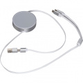 Ladekabel aus recyceltem Aluminium Ostend, grau