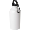 Oregon 400 ml RCS-zertifizierte, einwandige Trinkflasche aus Edelstahl mit Karabinerhaken, Weiß
