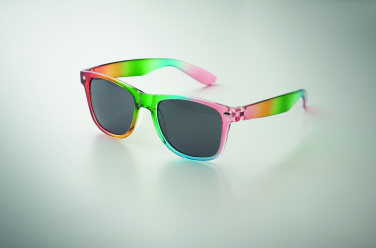 Logotrade werbemittel das Foto: Regenbogen Sonnenbrille UV400