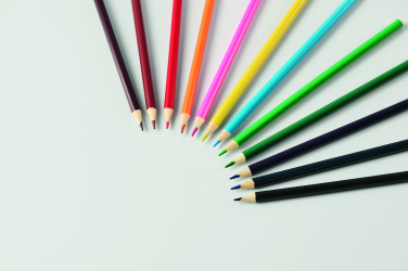 Logotrade Logogeschenke das Foto: Malset mit 12 Buntstiften