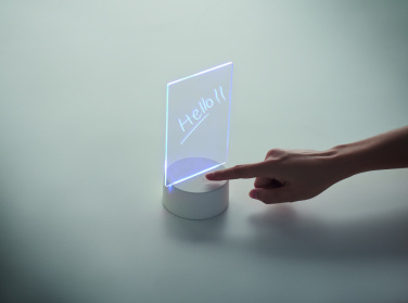 Logotrade Werbeartikel das Foto: Memoboard mit LED-Beleuchtung