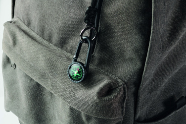 Logotrade Werbegeschenke das Foto: Outdoor-Kompass mit Karabiner