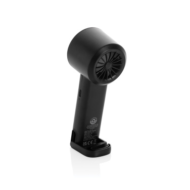 Logotrade Logogeschenke das Foto: Twist wiederaufladbarer tragbarer Ventilator aus RCS rABS