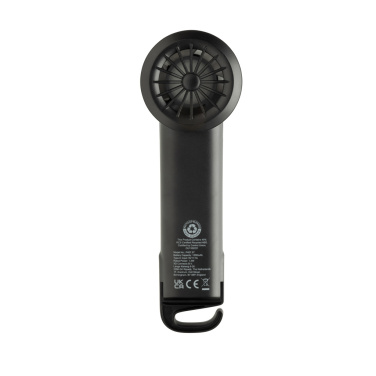 Logotrade Geschäftsgeschenke das Foto: Twist wiederaufladbarer tragbarer Ventilator aus RCS rABS