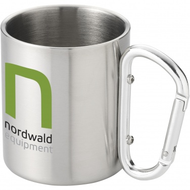 Logotrade corporate gift image of: Alps 200 ml insulated mug with carabiner