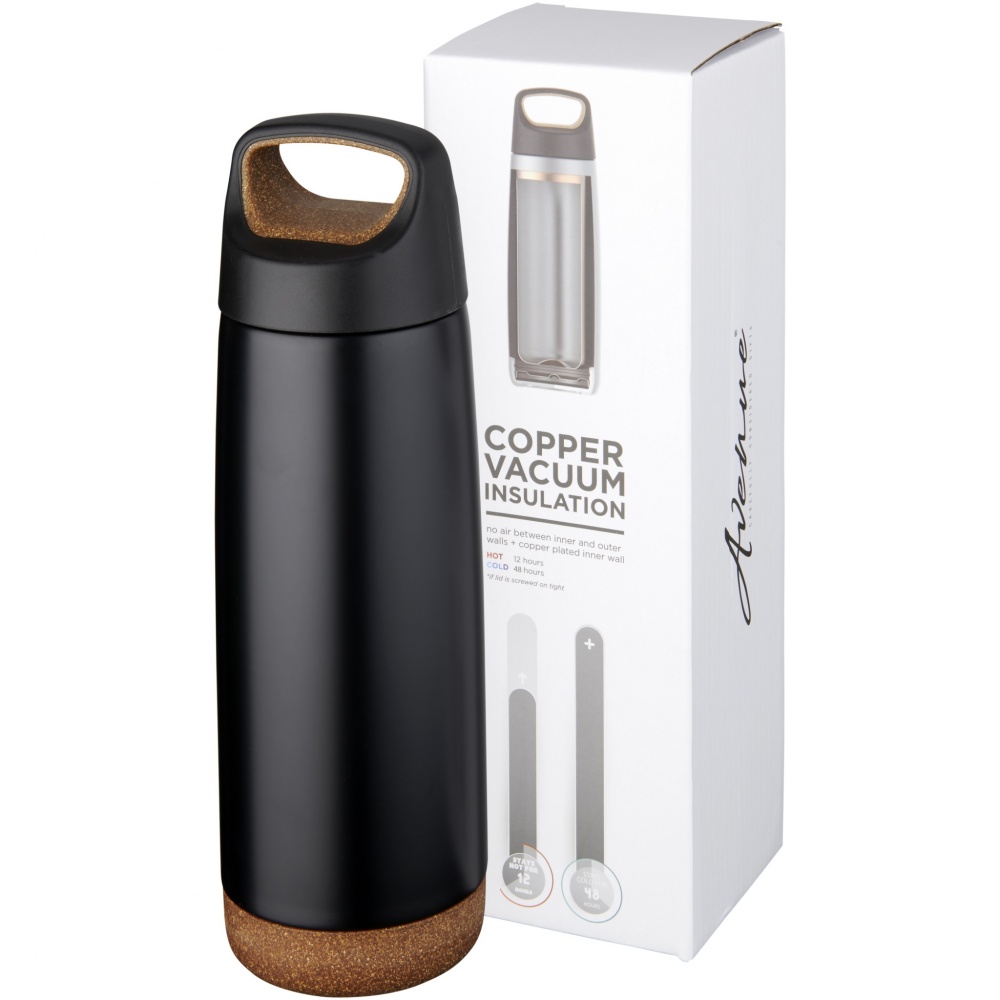 Logo trade business gifts image of: Valhalla 600 ml copper vacuum insulated water bottle