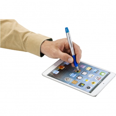 Logo trade business gift photo of: Nash stylus ballpoint pen and highlighter