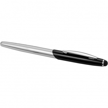 Logo trade promotional merchandise image of: Geneva stylus ballpoint pen and rollerball pen set