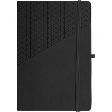 Logo trade corporate gifts picture of: Theta A5 hard cover notebook