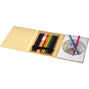 Logotrade advertising products photo of: Pablo colouring set with drawing paper