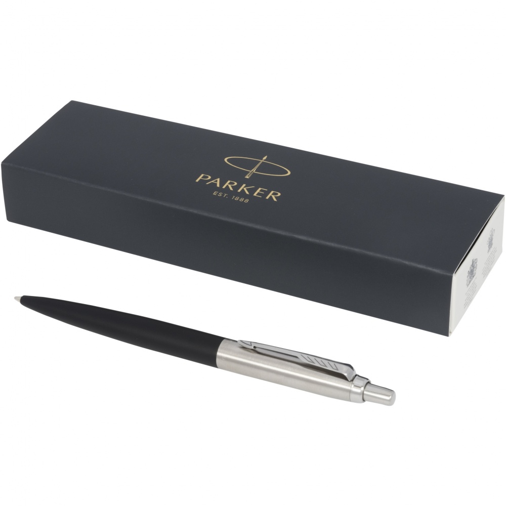 Logo trade promotional gifts image of: Parker Jotter XL matte with chrome trim ballpoint pen