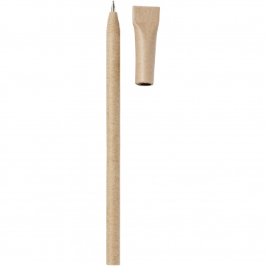 Logo trade advertising products picture of: Asilah recycled paper ballpoint pen