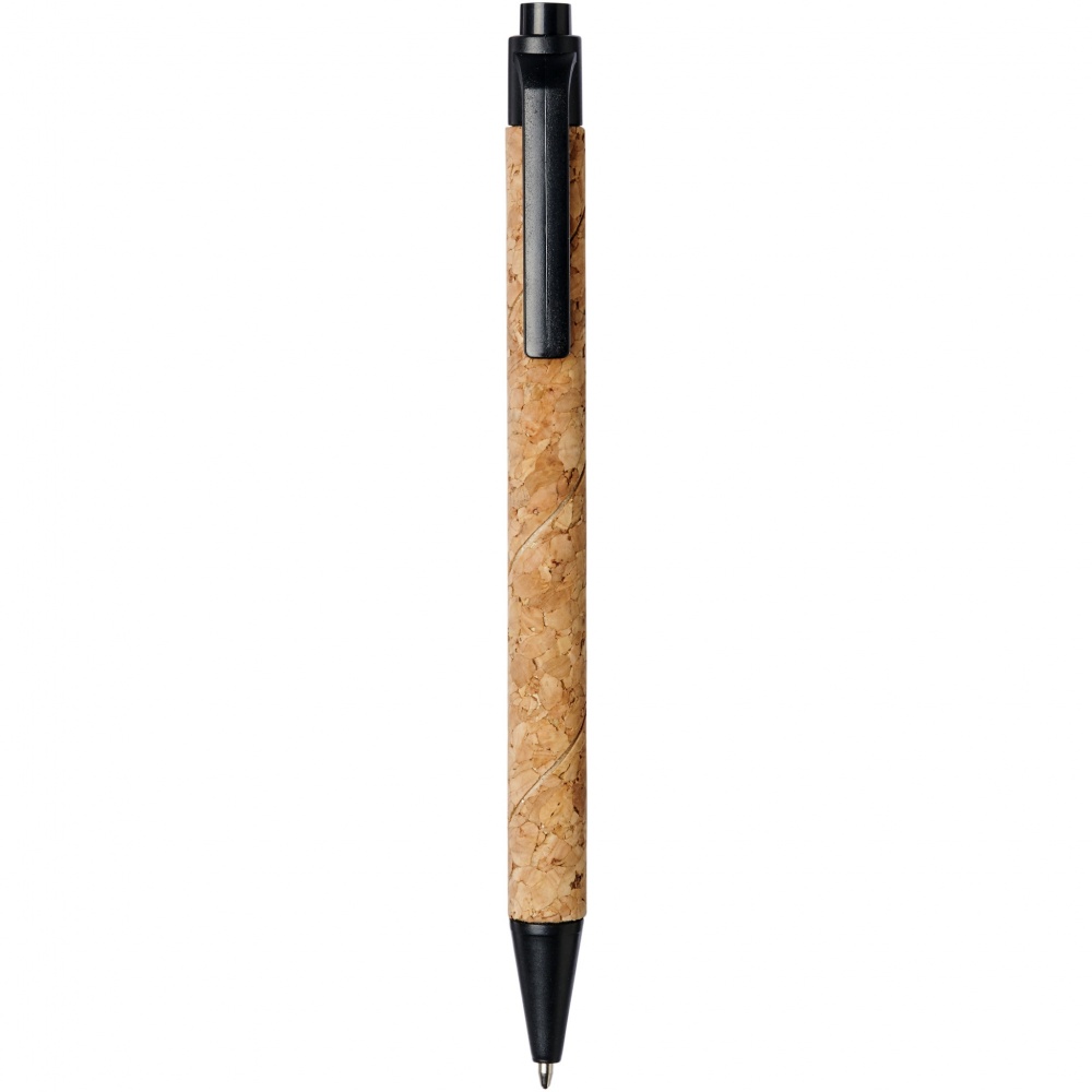 Logo trade corporate gift photo of: Midar cork and wheat straw ballpoint pen
