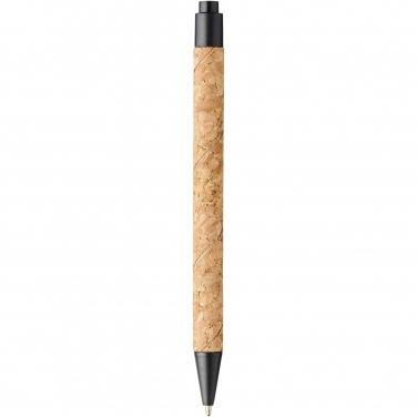 Logo trade promotional gifts picture of: Midar cork and wheat straw ballpoint pen