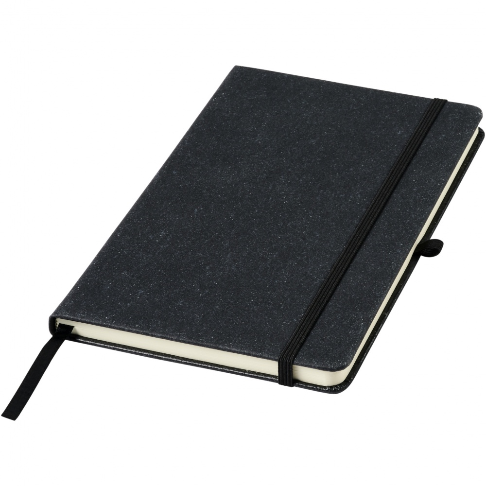 Logo trade corporate gifts picture of: Atlana leather pieces notebook