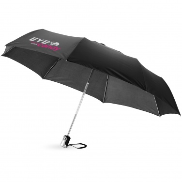 Logo trade promotional giveaways image of: Alex 21.5" foldable auto open/close umbrella