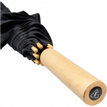 Logo trade promotional giveaways image of: Alina 23" auto open recycled PET umbrella
