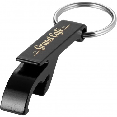 Logo trade promotional item photo of: Tao bottle and can opener keychain