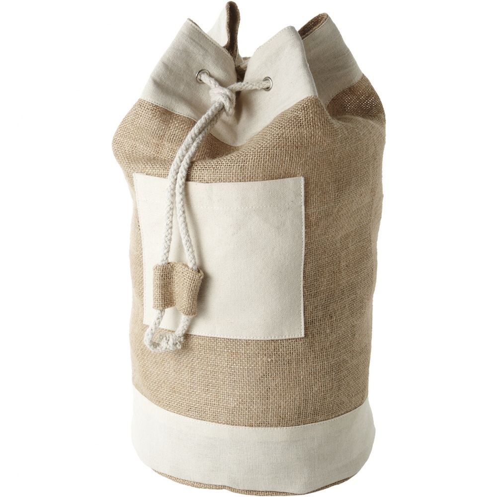 Logo trade promotional merchandise photo of: Goa jute sailor duffel bag 16L