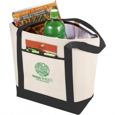 Logo trade corporate gifts image of: Lighthouse non-woven cooler tote 21L