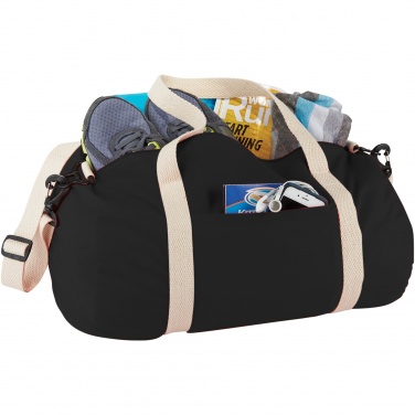 Logo trade promotional gifts picture of: Cochichuate cotton barrel duffel bag 25L