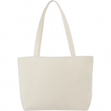 Logotrade promotional merchandise picture of: Ningbo 320 g/m² zippered cotton tote bag 15L