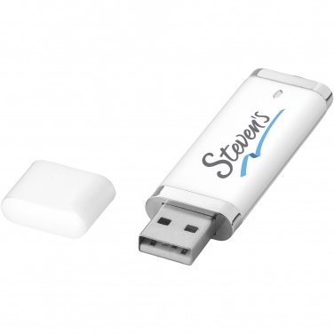 Logo trade corporate gifts image of: Flat 4GB USB flash drive