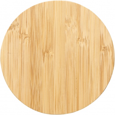 Logo trade promotional merchandise image of: Essence 5W bamboo wireless charging pad