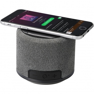 Logotrade promotional gifts photo of: Fiber 3W wireless charging Bluetooth® speaker