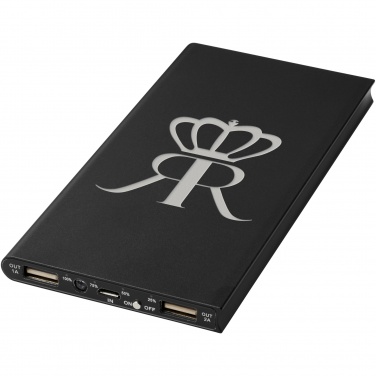 Logo trade promotional products picture of: Plate 8000 mAh aluminium power bank