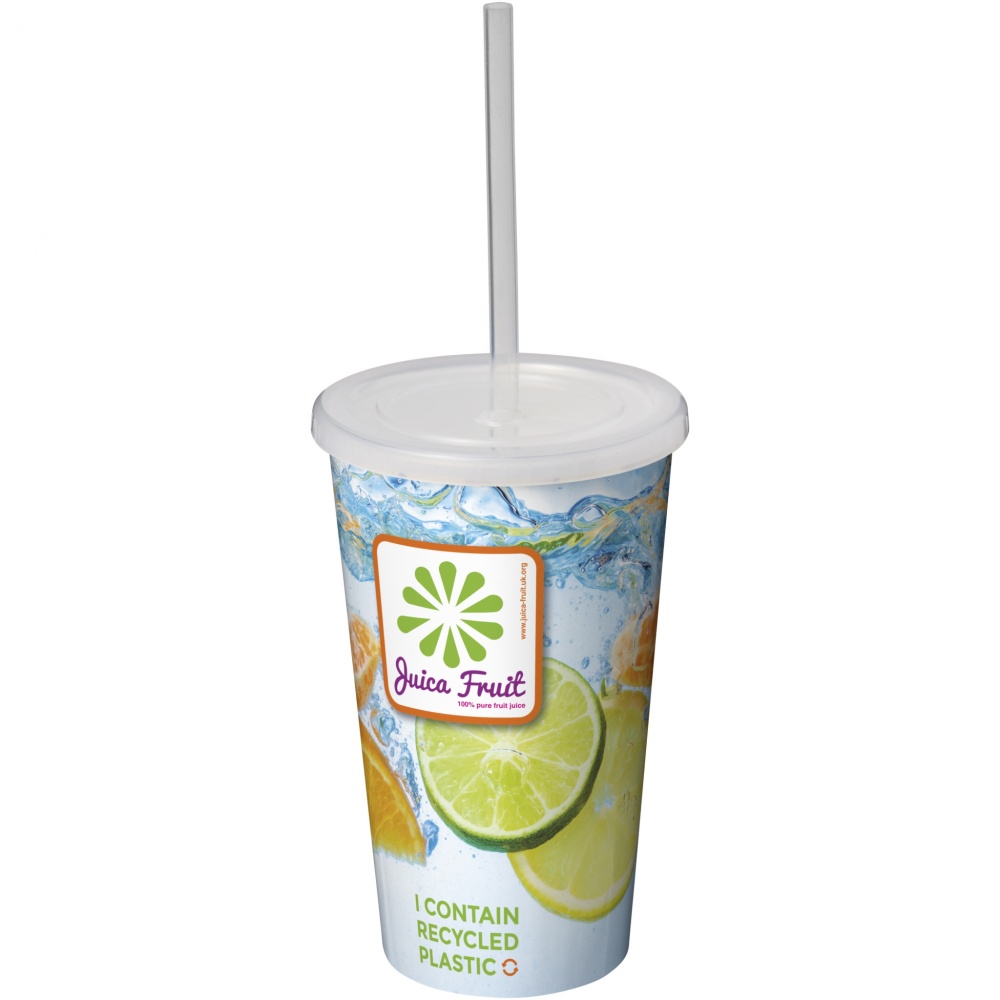 Logo trade business gift photo of: Brite-Americano® 350 ml double-walled stadium cup