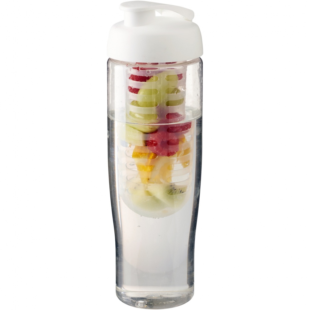 Logotrade promotional item picture of: H2O Active® Tempo 700 ml flip lid sport bottle & infuser