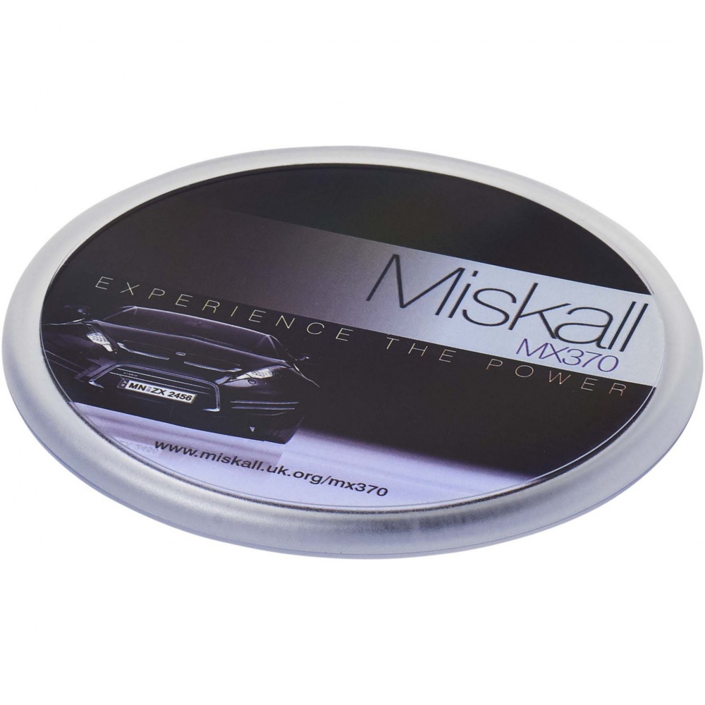 Logotrade corporate gift image of: Ellison round plastic coaster with paper insert