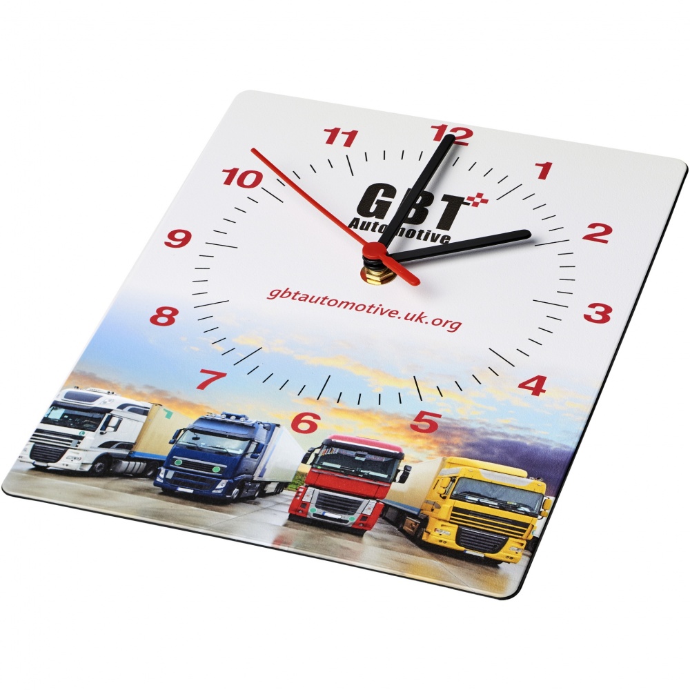Logotrade promotional gifts photo of: Brite-Clock® rectangular wall clock