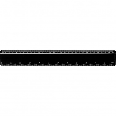 Logotrade promotional item image of: Terran 30 cm ruler from 100% recycled plastic