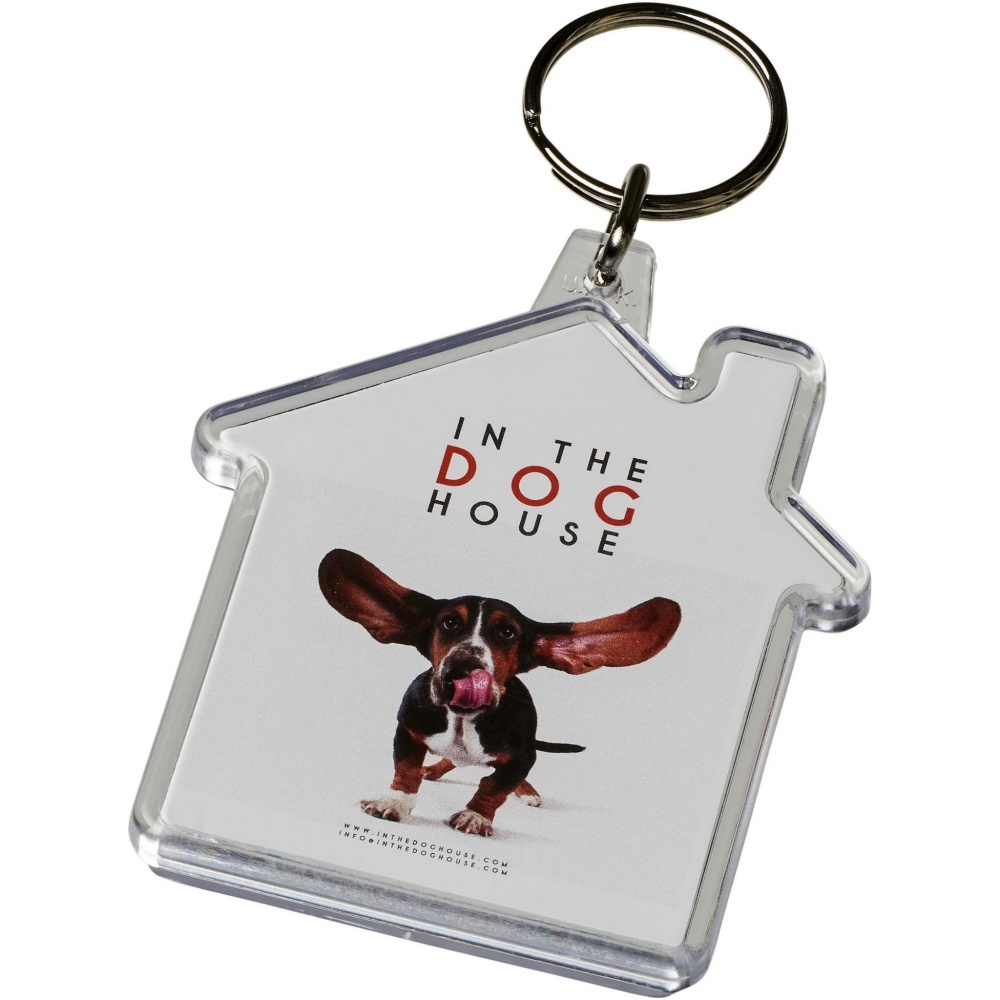 Logotrade promotional product image of: Combo house-shaped keychain