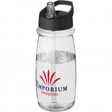 Logo trade promotional gifts image of: H2O Active® Pulse 600 ml spout lid sport bottle